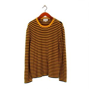 Luxurious Black and Yellow Stripped Gucci Sweater